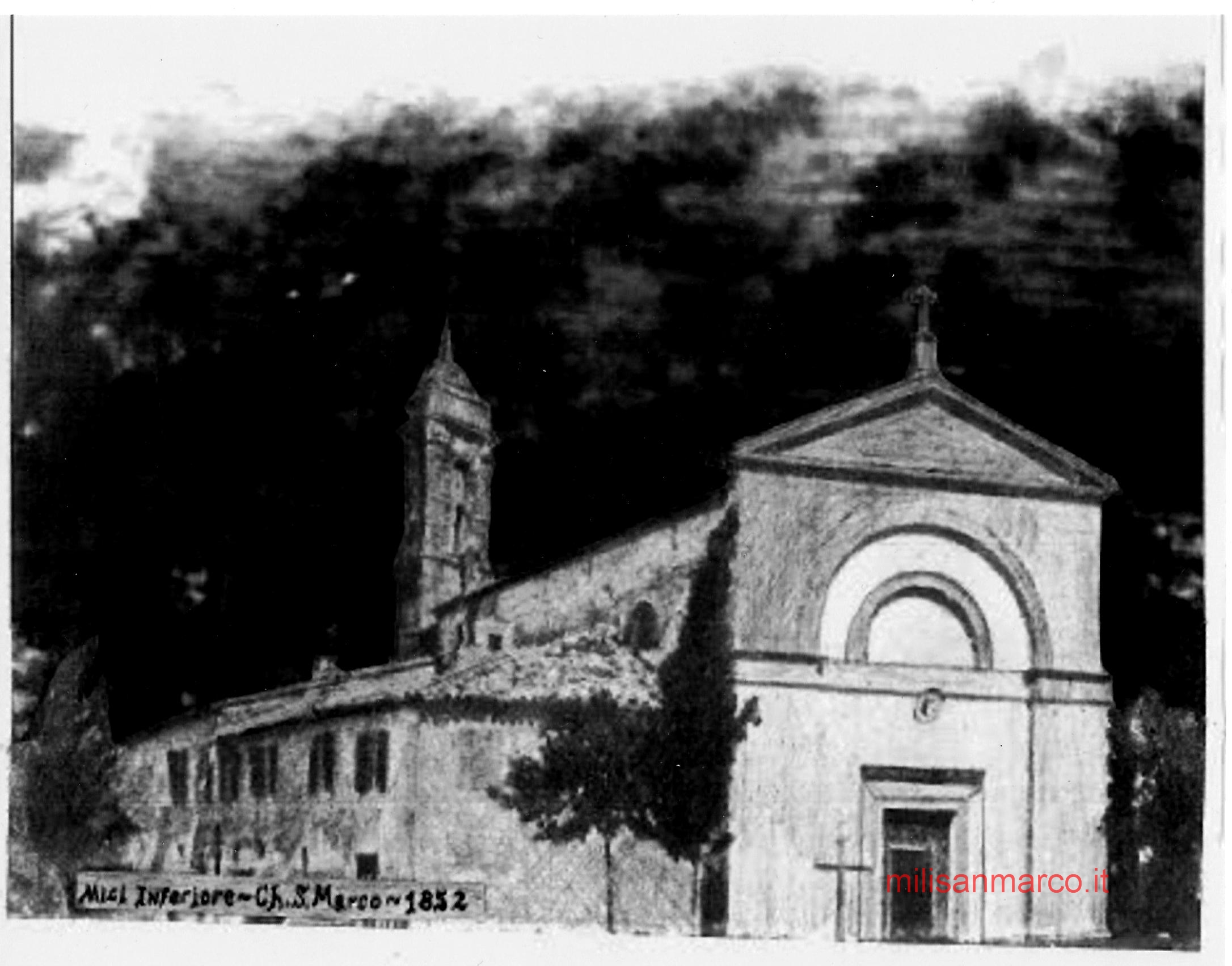 L'antica chiesa 1852